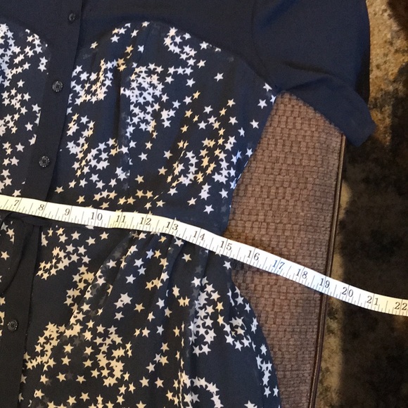 EUC  Princess Vera Wang Sheer Star Spangled Vintage Dress Size 7 - Picture 8 of 16